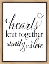 Load image into Gallery viewer, Hearts Knit Gallery Wrap
