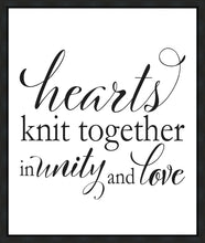 Load image into Gallery viewer, Hearts Knit Gallery Wrap
