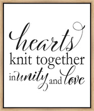 Load image into Gallery viewer, Hearts Knit Gallery Wrap
