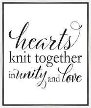 Load image into Gallery viewer, Hearts Knit Gallery Wrap
