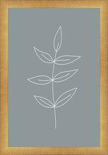Load image into Gallery viewer, Minimalist Leaves Blue
