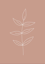 Load image into Gallery viewer, Minimalist Leaves Pink
