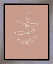 Load image into Gallery viewer, Minimalist Leaves Pink Gallery Wrap
