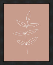 Load image into Gallery viewer, Minimalist Leaves Pink Gallery Wrap
