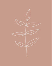 Load image into Gallery viewer, Minimalist Leaves Pink
