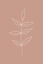 Load image into Gallery viewer, Minimalist Leaves Pink Gallery Wrap
