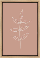 Load image into Gallery viewer, Minimalist Leaves Pink Gallery Wrap
