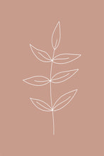 Load image into Gallery viewer, Minimalist Leaves Pink
