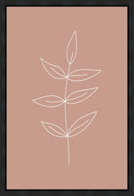 Load image into Gallery viewer, Minimalist Leaves Pink Gallery Wrap
