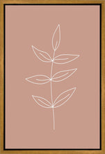 Load image into Gallery viewer, Minimalist Leaves Pink Gallery Wrap
