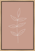 Load image into Gallery viewer, Minimalist Leaves Pink Gallery Wrap

