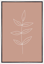 Load image into Gallery viewer, Minimalist Leaves Pink Gallery Wrap
