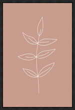 Load image into Gallery viewer, Minimalist Leaves Pink Gallery Wrap
