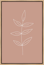 Load image into Gallery viewer, Minimalist Leaves Pink Gallery Wrap
