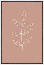 Load image into Gallery viewer, Minimalist Leaves Pink Gallery Wrap
