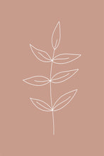 Load image into Gallery viewer, Minimalist Leaves Pink
