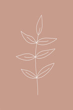 Load image into Gallery viewer, Minimalist Leaves Pink Gallery Wrap
