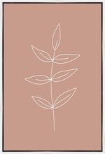 Load image into Gallery viewer, Minimalist Leaves Pink Gallery Wrap
