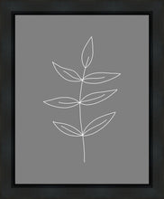 Load image into Gallery viewer, Minimalist Leaves Gray Gallery Wrap
