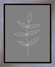 Load image into Gallery viewer, Minimalist Leaves Gray Gallery Wrap
