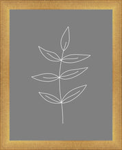 Load image into Gallery viewer, Minimalist Leaves Gray
