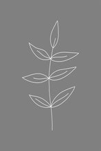 Load image into Gallery viewer, Minimalist Leaves Gray
