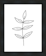 Load image into Gallery viewer, Minimalist Leaves White Gallery Wrap
