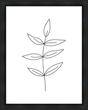 Load image into Gallery viewer, Minimalist Leaves White Gallery Wrap
