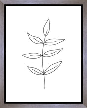 Load image into Gallery viewer, Minimalist Leaves White Gallery Wrap

