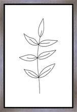 Load image into Gallery viewer, Minimalist Leaves White Gallery Wrap
