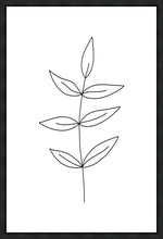 Load image into Gallery viewer, Minimalist Leaves White Gallery Wrap
