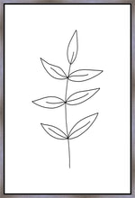Load image into Gallery viewer, Minimalist Leaves White Gallery Wrap
