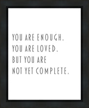 Load image into Gallery viewer, You Are Enough Gallery Wrap
