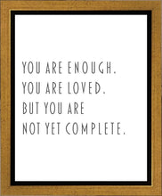 Load image into Gallery viewer, You Are Enough Gallery Wrap
