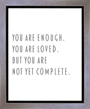 Load image into Gallery viewer, You Are Enough Gallery Wrap

