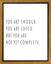 Load image into Gallery viewer, You Are Enough Gallery Wrap
