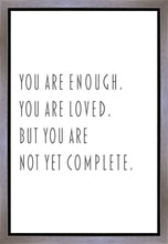 Load image into Gallery viewer, You Are Enough Gallery Wrap
