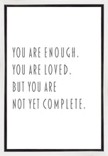 Load image into Gallery viewer, You Are Enough Gallery Wrap
