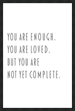 Load image into Gallery viewer, You Are Enough Gallery Wrap
