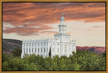 Load image into Gallery viewer, St George Red Sky Gallery Wrap
