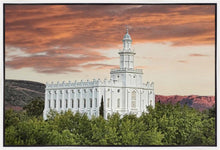 Load image into Gallery viewer, St George Red Sky Gallery Wrap
