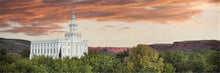 Load image into Gallery viewer, St George Red Sky Gallery Wrap
