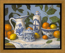Load image into Gallery viewer, Delft and Citrus Still Life
