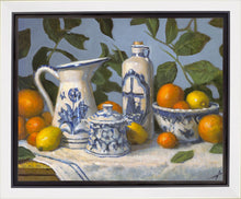Load image into Gallery viewer, Delft and Citrus Still Life
