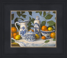 Load image into Gallery viewer, Delft and Citrus Still Life
