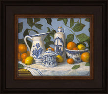 Load image into Gallery viewer, Delft and Citrus Still Life
