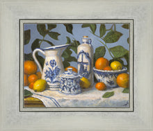 Load image into Gallery viewer, Delft and Citrus Still Life
