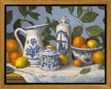 Load image into Gallery viewer, Delft and Citrus Still Life
