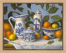 Load image into Gallery viewer, Delft and Citrus Still Life
