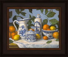 Load image into Gallery viewer, Delft and Citrus Still Life
